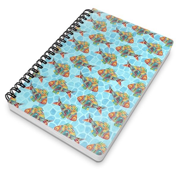 Mosaic Fish Spiral Journal 7 x 10 - Main