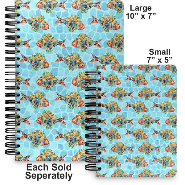 Mosaic Fish Spiral Journal - Comparison