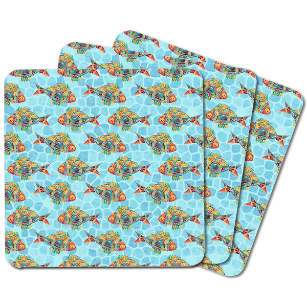 Mosaic Fish Square Fridge Magnet - MAIN