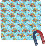 Mosaic Fish Square Fridge Magnet