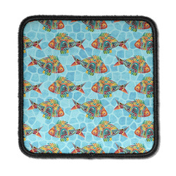 Mosaic Fish Iron On Square Patch