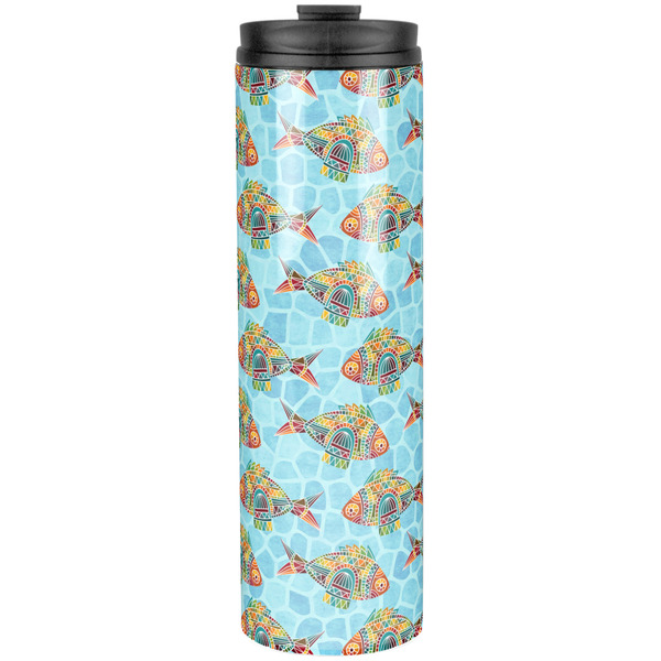 Mosaic Fish Stainless Steel Tumbler 20 Oz - Front