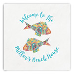 Mosaic Fish Paper Dinner Napkins