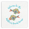 Mosaic Fish Paper Dinner Napkin - Front View