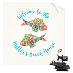Mosaic Fish Sublimation Transfer - Baby / Toddler