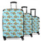 Mosaic Fish 3 Piece Luggage Set - 20" Carry On, 24" Medium Checked, 28" Large Checked