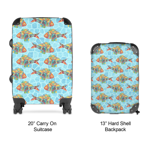 Mosaic Fish Suitcase Set 4 - APPROVAL