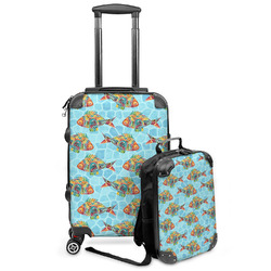 Mosaic Fish Kids 2-Piece Luggage Set - Suitcase & Backpack