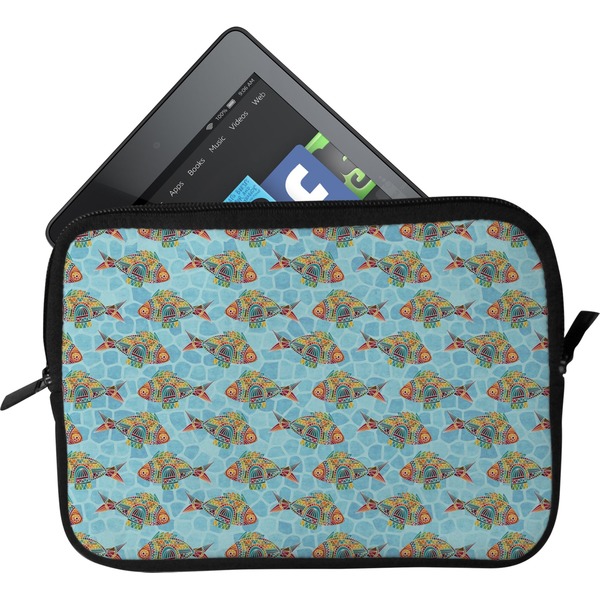 Custom Mosaic Fish Tablet Case / Sleeve - Small