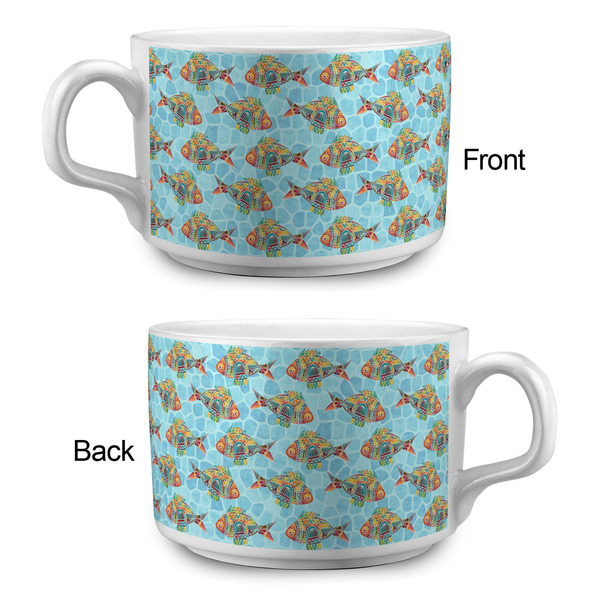 Mosaic Fish Tea Cup - Single Apvl