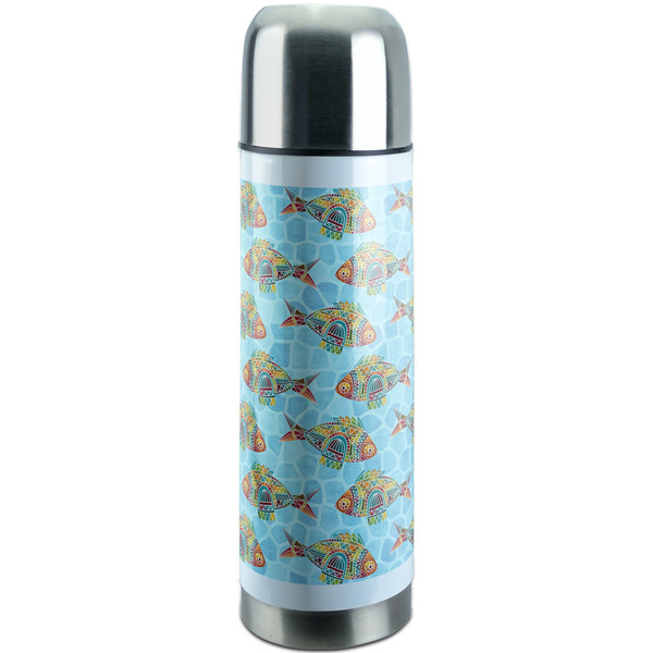 Custom Mosaic Fish Stainless Steel Thermos