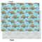 Mosaic Fish Tissue Paper - Heavyweight - Large - Front & Back