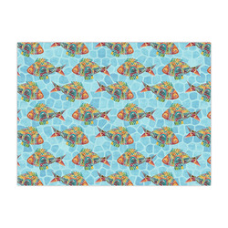 Mosaic Fish Large Tissue Papers Sheets - Heavyweight