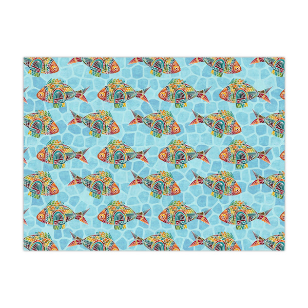 Custom Mosaic Fish Large Tissue Papers Sheets - Heavyweight