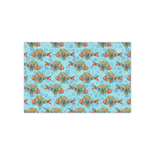 Custom Mosaic Fish Small Tissue Papers Sheets - Heavyweight