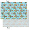 Mosaic Fish Tissue Paper - Lightweight - Small - Front & Back