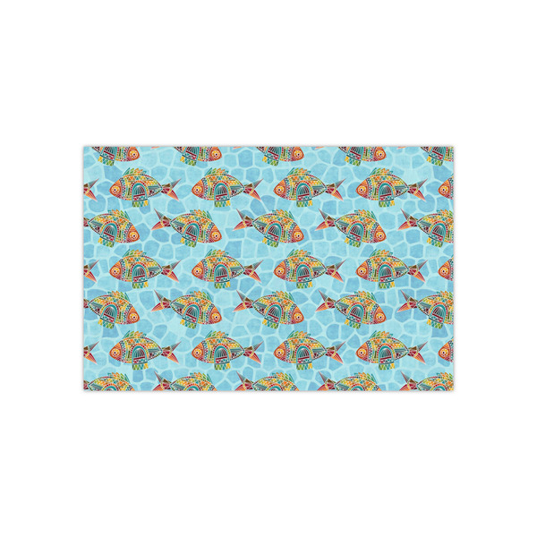 Custom Mosaic Fish Small Tissue Papers Sheets - Lightweight