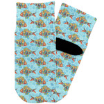 Mosaic Fish Toddler Ankle Socks