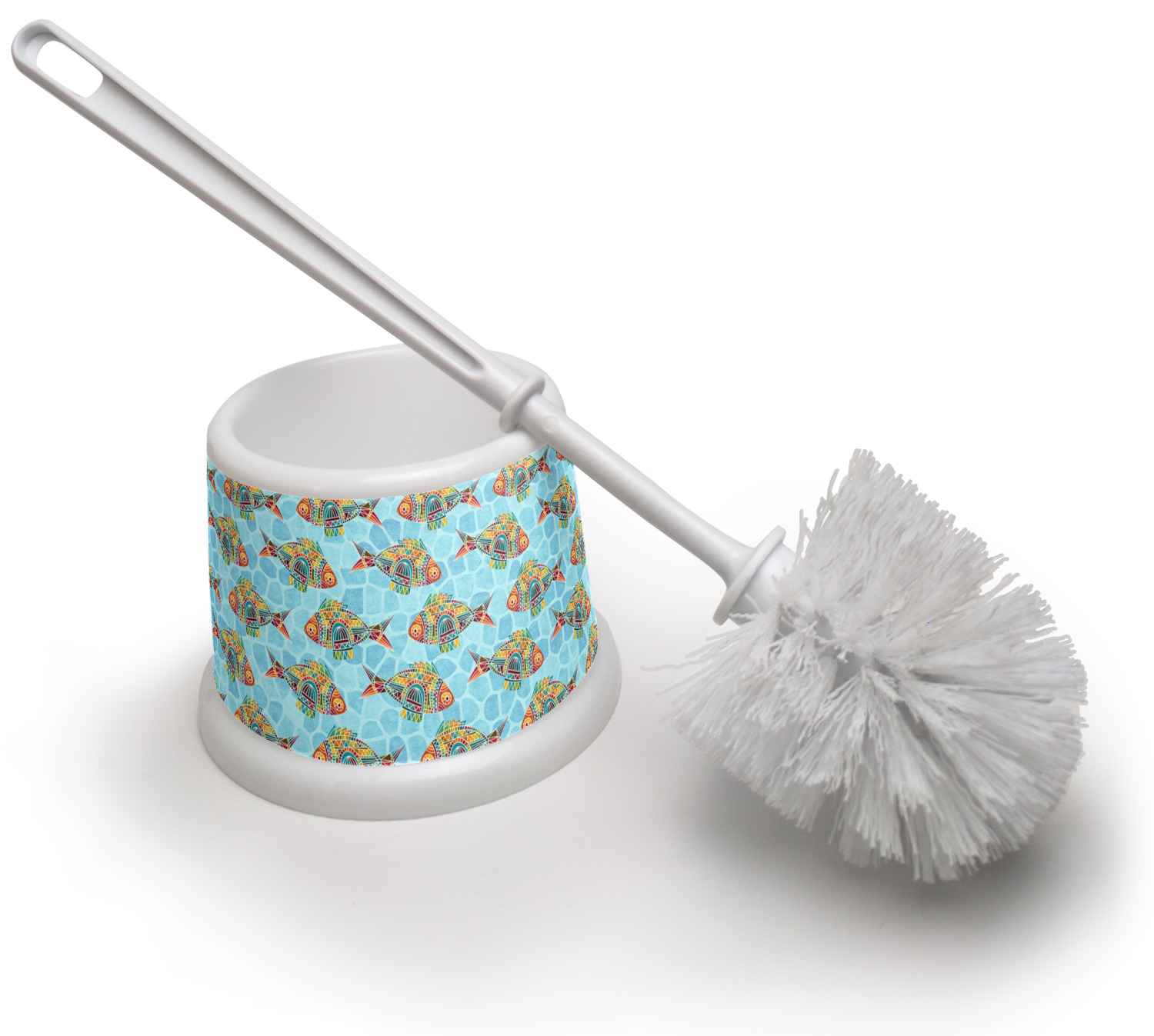 Mosaic Fish Toilet Brush YouCustomizeIt