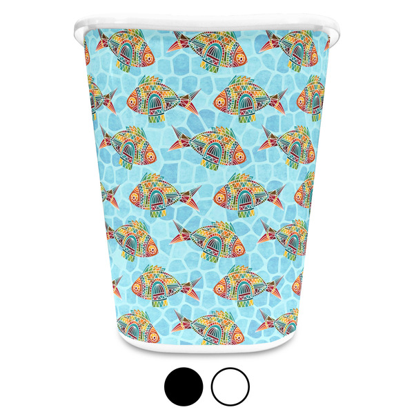 Mosaic Fish Trash Can Aggregate