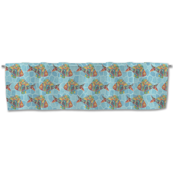 Mosaic Fish Valance - Front
