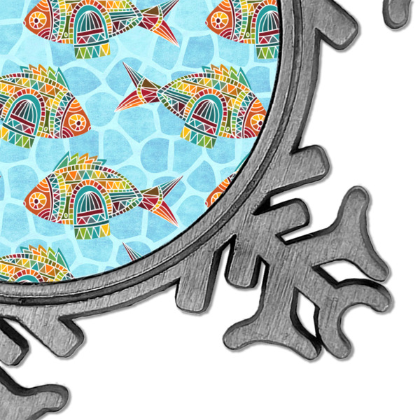 Mosaic Fish Vintage Snowflake - Detail
