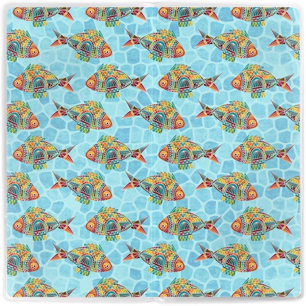 Mosaic Fish Vinyl Document Wallet - Apvl