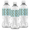 Mosaic Fish Water Bottle Labels - Front View