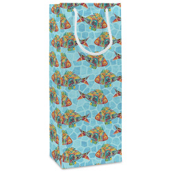 Mosaic Fish Wine Gift Bags - Gloss