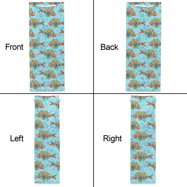 Mosaic Fish Wine Gift Bag - Matte - Approval