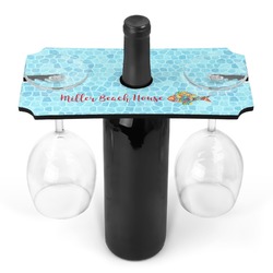 Mosaic Fish Wine Bottle & Glass Holder