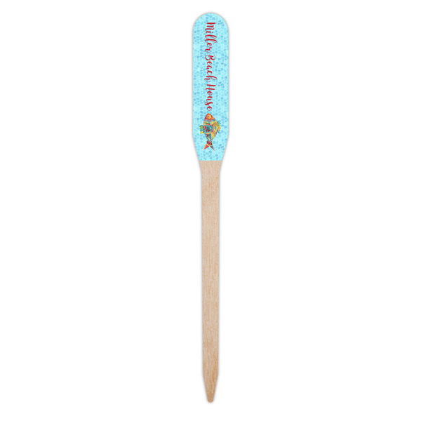 Mosaic Fish Wooden Food Pick - Paddle - Single Pick