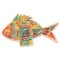 Mosaic Fish Wooden Sticker - Main