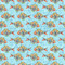 Colorful Fish Wrapping Paper Square