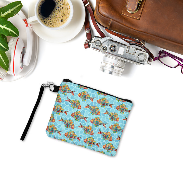 Mosaic Fish Wristlet ID Cases - LIFESTYLE