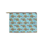Mosaic Fish Zipper Pouch - Small - 8.5"x6"
