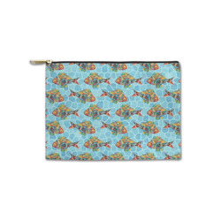 Mosaic Fish Zipper Pouch - Small - 8.5"x6"