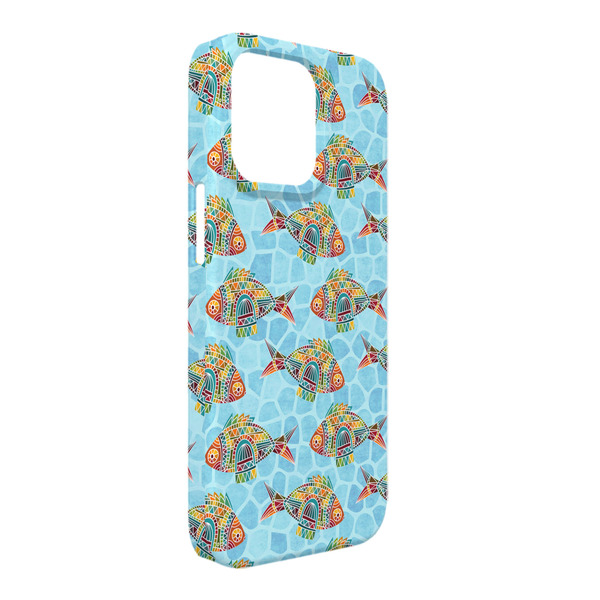 Custom Mosaic Fish iPhone Case - Plastic - iPhone 13 Pro Max