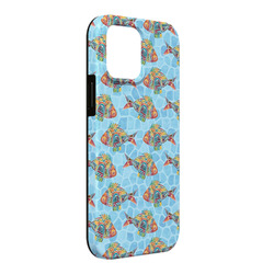 Mosaic Fish iPhone Case - Rubber Lined - iPhone 13 Pro Max