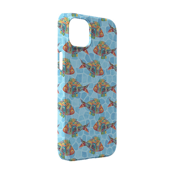 Custom Mosaic Fish iPhone Case - Plastic - iPhone 14 Pro