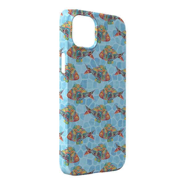 Custom Mosaic Fish iPhone Case - Plastic - iPhone 14 Pro Max