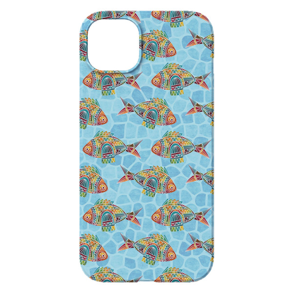 Mosaic Fish iPhone 14 Pro Max Case - Back