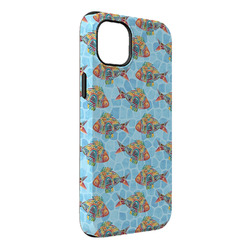 Mosaic Fish iPhone Case - Rubber Lined - iPhone 14 Pro Max