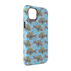 Mosaic Fish iPhone Case - Rubber Lined - iPhone 14