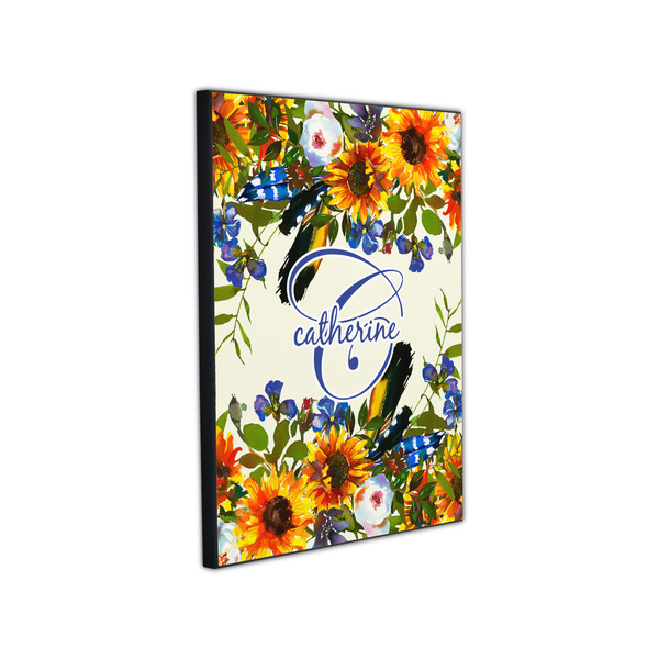 Sunflowers 11x14 Wood Print - Angle View