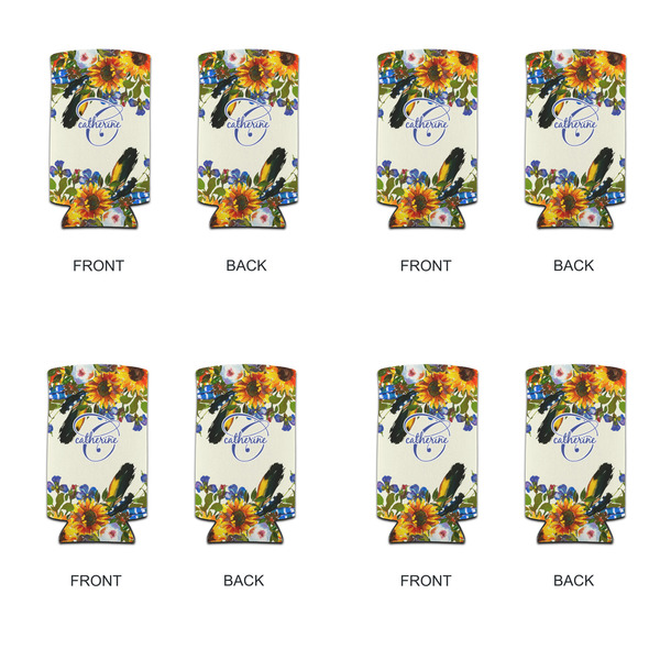 Sunflowers 12oz Tall Can Sleeve - Set of 4 - APPROVAL