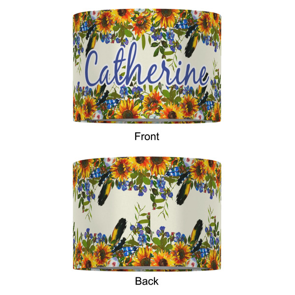 Sunflowers 16" Drum Lampshade - APPROVAL (Fabric)
