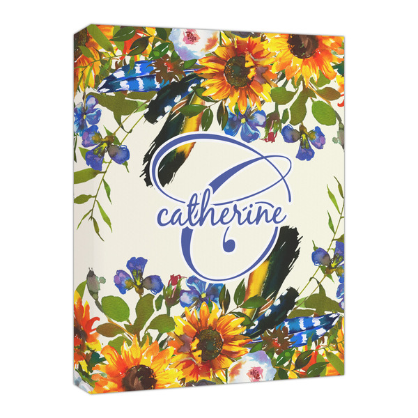 Custom Sunflowers Canvas Print - 16x20 (Personalized)