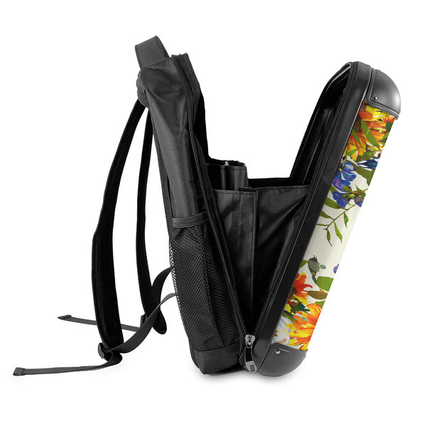 Sunflowers 18" Hard Shell Backpacks - SIDE OPEN
