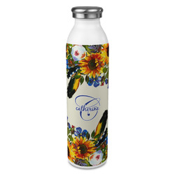 Sunflowers 20oz Stainless Steel Water Bottle - Full Print (Personalized)